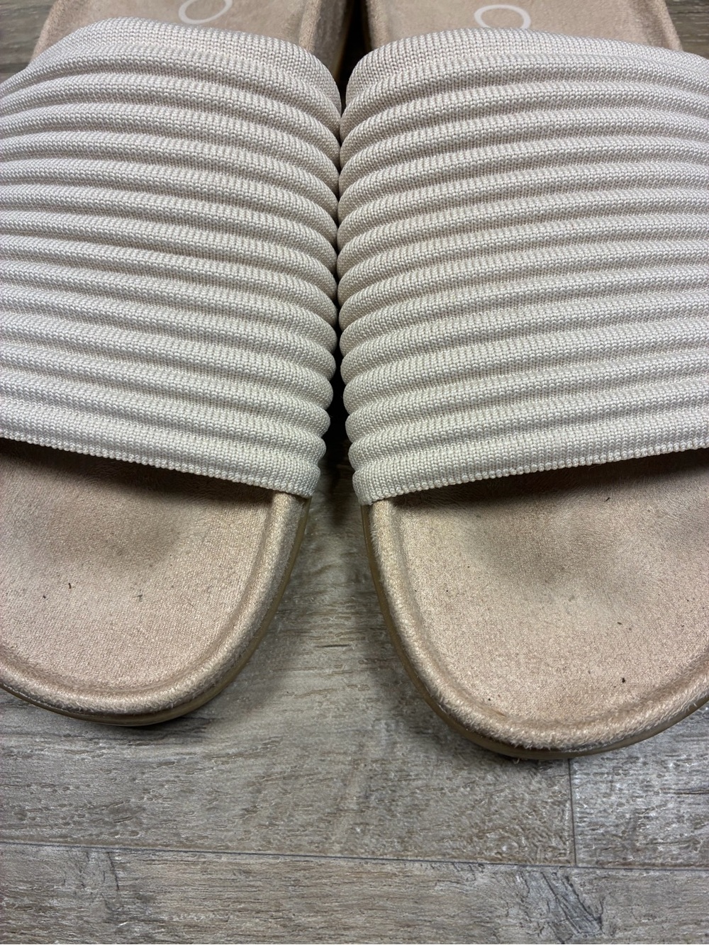 Vionic Evie Knitted Slides Arch Support Authopedic Sandals - Picture 7 of 7